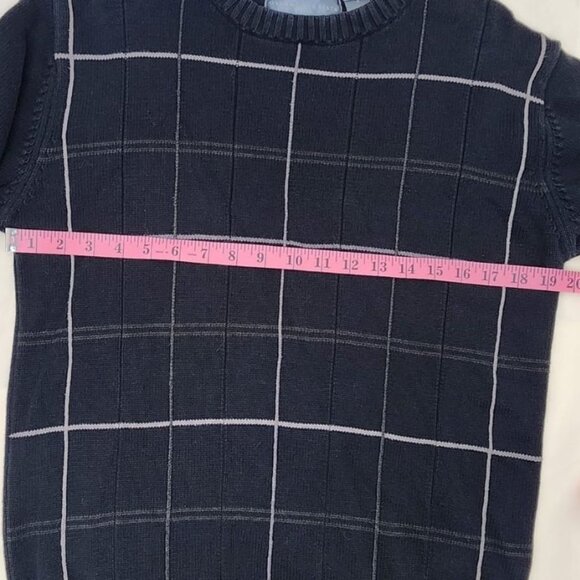 Oscar de la Renta Men’s Black Gray Sweater M - Picture 3 of 6